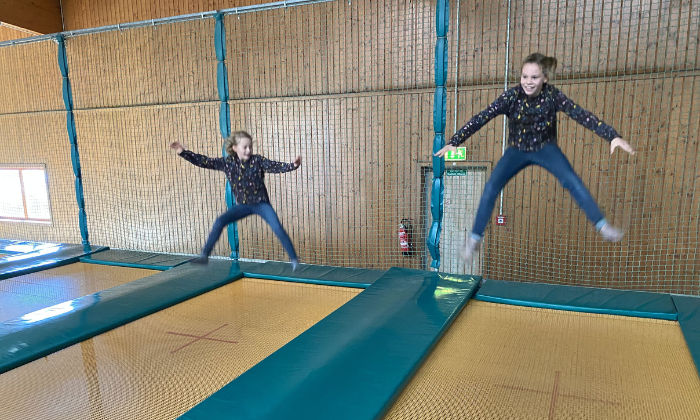 Trampolinanlage in der Panoramahalle ©Bubenheimer Spieleland